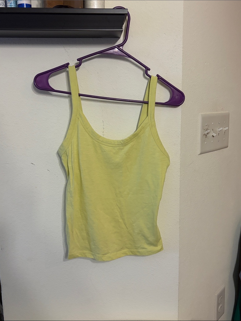 wild fable neon Yellow/ green Scoop Neck Tank